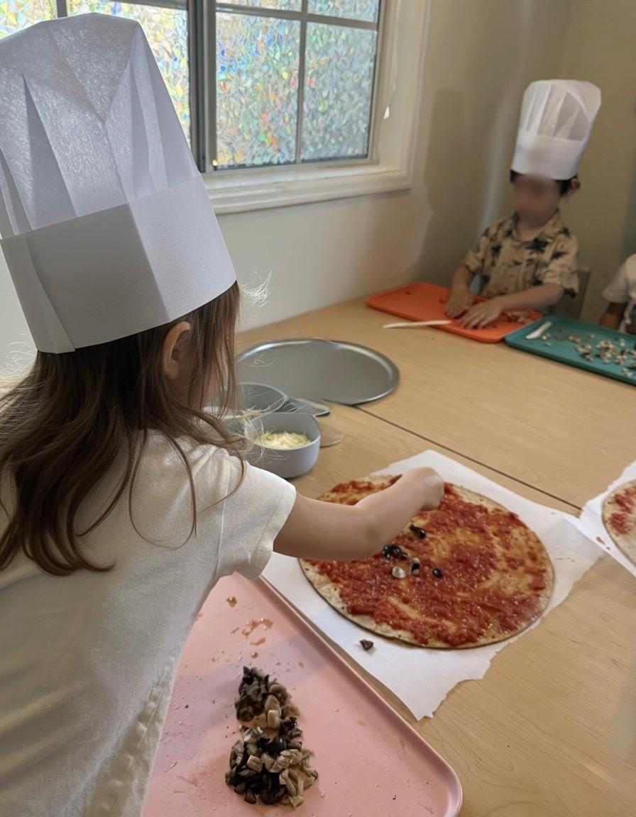 Homemade bread and healthy meals